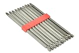 SE SD76PH2 10-Piece Set of 6' Phillips #2 Long Screwdriver Bits, Made from S2 [並行輸入品]