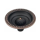 Hickoryハードウェアp3460 Roma 1 – 1 / 2インチ直径マッシュルームキャビネットノブ、 P3460-VB 1