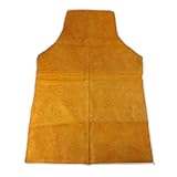 KESOTO 全２カラー　溶接用エプロン　防護服　約90 x 60cm　高品質の牛革素材　耐油性　耐湿性 - 黄