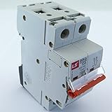 BKN-b-2P-D10A LS MINIATURE DIN RAIL MOUNT. 2 Pole UL 1077 CIRCUIT BREAKER D Curve 10A 120/240V [並行輸入