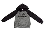 ToughクッキーのKids ' 2 – 7歳Cozy andソフトブラシラグランパーカーI Let the Dogs Out印刷 カラー: ブラック