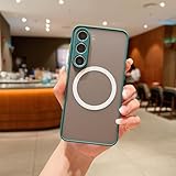 Galaxy S20 ケース MagSafe対応 かわいい GalaxyS20ケース おしゃれ 韓国 マグセーフ対応 ギャラクシーS20 ケース 耐衝撃 シンプル Galaxy S20 5G ケース 全面保護 落下防止 (緑/グリーン)