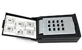 lb-007 0realtorキーロックボックスセーフVaultと組み合わせ4ピンロックマウント – ポータブル不動産キーアウトドアマスターストアキー321ロック – 壁マウント – Heavy Du