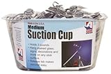 Adams Mfg Co Med吸盤フック付き( Pack of 80 )