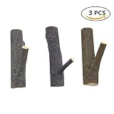 ヴィンテージ装飾木製粘着フックと# xff0 C ;木製コートフック帽子ハンガー& # xff0 C ; 3pcs 3CM