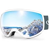 スキーゴーグル キッズ用 Findway スノーゴーグル 子供用 OTG広視野球面レンズ着脱可能 防風/防雪/曇り防止 紫外線防止 キッズス