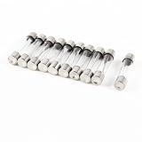 uxcell ガラス管ヒューズ　速断型　 6x30mm　 250V 　30A　10個入り