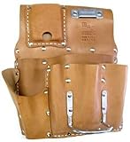 R & J Leathercraft 48515 7 Pocket Leather Drywall Tool Pouch - Left Hans (485ML) [並行輸入品]