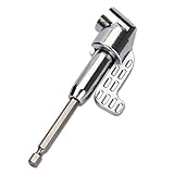 Yiteng　1/4インチ　105度調整可能　アングルドライバー　 電動ドライバー　 磁気ビットレンチ　六角ビット　電動ドライバー対応　ドリル用アタッチメント　ドライブオフセットアタッチメント