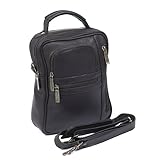 Claire Chase 406E-cafe Medium Manbag - Cafe