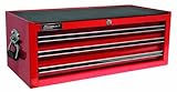 Homak RD03032601 27-Inch Professional 3 Drawer Mid Chest Red [並行輸入品]