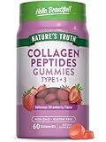 Nature's Truth, ビューティー コラーゲン グミ、I型およびIII型、天然イチゴ味、グミ60粒