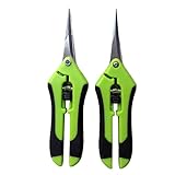 OUNONA 剪定鋏 園芸用はさみ ラチェット式 合金 はさみ 果樹庭木 盆栽剪定道具 庭園作業 2本入