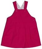 JoJo Maman Bebeベビー女の子Twill Dungaree Dress ( Baby ) -rhubarb カラー: ピンク