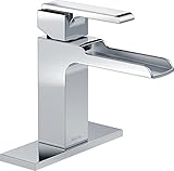 Delta 568LF-LPU Ara Single Lever Handle Single Hole Bathroom Faucet, Chrome [並行輸入品]