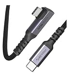 [3M] Type C ケーブル USB 3.1 (3.0 / 2.0) 対応PD 3M 最大100W/5A 急速充電 4K 60HZビデオ伝送 高耐久 ナイロン編み 10Gbps Macbook Pro/Air、pad 等対応 LOEKU (L字型)