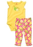 Carter's（カーターズ） :: 2-Piece Bodysuit Pant Set :: ロンパース ボディースーツ パンツ セット :: NB (Newborn) :: 3.6kg (新生児)