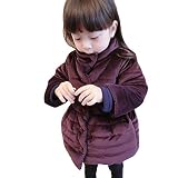 中綿 コート キッズ 女の子 ジュニア 女の子 コート ベビー アウター 女の子 ベビー コート 　子供ジャケット キッズ アウター 女の子 かわいい 厚手 通学 カジュアル ガールズコート (ワイン