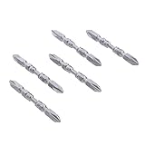 5ピース65ミリメートル磁気ph2クロスドライバービットダブルクロスヘッドセットスクリュードライバーハンドツール