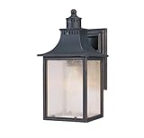Savoy House Lighting 5-254-25 Monte Grande Collection 1-Light Outdoor Wall Mount 11.5-Inch Lantern, 