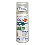 アトムハウスペイント 水性スプレー 300ML つや消しネオクリヤー
