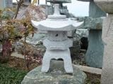 雪見燈籠(1尺・角型)【御影石】