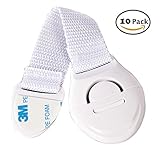 Scorpiuse ベビーガード ストッパー 子供 安全ロック ドアロック 10個 引き出し はがせる 開閉禁止 指はさみ 防止セット 赤ちゃん いたずら防止 地震対策