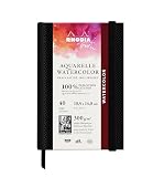 ロディアタッチ スケッチブック 画用紙 ウォーターカラーブック A6 (細目 無地 紙重量300ｇ 20枚) RHODIA Touch cf116157