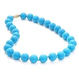 Juniorbeads by Chewbeads Jane Jr. Necklace, 100% Safe Silicone - Deep Sea by Chewbeads