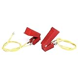 uxcell 溶接ガンスイッチ 　プラスチック製　 金属　レッド　CO2 　２端子　３個入り