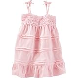 オシュコシュ OSHKOSH/ 2ピースティアードピンタックラッフルヘムドレス ピンク ワンピース 9ヶ月【並行輸入】