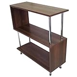 タンスのゲン オープンラック S字 3段 幅80cm お掃除ロボ対応 シェルフ ブラウン 39100013 03