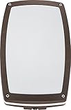 Nuvo Lighting 60/2552 Two Light Hudson Rectangular Wall/Ceiling Fixture with White Lexan and Photoce