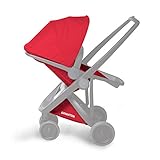 グリーントム Greentom ベビーカー アップリバーシブル シートセット レッド ※シート・サンキャノピー・バスケットのセット。ベビーカーとして使用するには、フレーム・シートユニット・シートセット