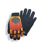 Harley-Davidson Mechanic Gloves XL Flame Design ハーレーダビッドソンメカニック手袋XL炎のデザイン [並行輸入品]