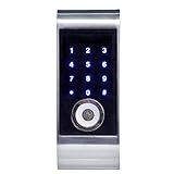 UHPPOTE　ロッカー　コード + TMカード　ibutton キャビネットロック　キャビネット錠　ロック　錠　金属製　亜鉛合金　一時預所 用　マーケット　ジム などに適用　銀色　UHPPOTE C