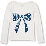 THE CHILDREN'S PLACE(ザ・チルドレンズプレイス) インベリッシュ グラフィック トップ ホワイト トップス長袖Tシャツ 5～6歳【並行輸入】