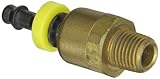 Dixon Valve D444SL Brass/Steel Push-On Ball Swivel, 1/4 Push-On Hose Barbed x 1/4 NPT Male by Dixon 
