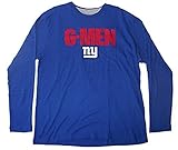ニューヨーク・ジャイアンツG - Men Thermal大人用サイズ2 x - large 2 x l NFLシャツ – ブルー