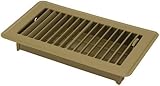 12" x 6" Floor Grille for HVAC Vent System - Brown [並行輸入品]