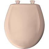 Round Closed Front Plastic Toilet Seat with Cover, Desert Bloom by Clauss [並行輸入品]