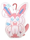 三英貿易(Sanei Boeki) ポケットモンスター ぺたふわポーチ ニンフィア W20.5×D3.5×H27cm ぬいぐるみ雑貨 ポケモン PZ41