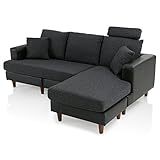 LOWYA （ロウヤ） ソファー ポケットコイル レイアウト自在 3人掛け チャコールグレー ブラック おしゃれ 新生活