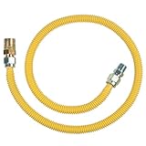 BrassCraft CSSC94R-48 X Safety PLUS Gas 5/8" OD Connector with 5/8" Female Flare EFV x 1/2" MIP x 48