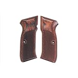 ウッドグリップ KSC製 Cz75 (チェッカー/ブラウン)