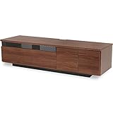 テレビ台 テレビボード ローボード ロータイプ ～50型まで 国産 完成品 140cm 木目 ウォルナット