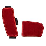 FJCRAFT 【H18】 ホンダ 互換品 シビック タイプR シビックタイプR FL5 フットレスト フットレストカバー アクセル下 アクセル下カバー 日本製 カーフィール加工 (プレミアム・ダークレッド) (フットレストカバー・アクセル下カバー)