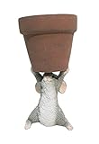 【正規輸入品】 feeDECO 植木鉢 Animal Pot Cover [Rubbit Lift]