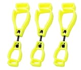 グローブホルダー ブラック 3枚 (イエロー)