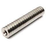 Sndy N50 15x4mm ストロングラウンドネオジム4mm 穴皿リング